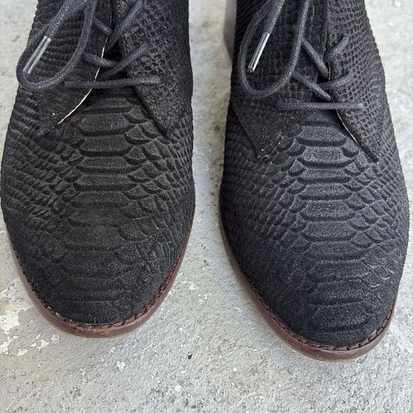 Louise et Cie Finch black leather lace shoes - Picture 4 of 11